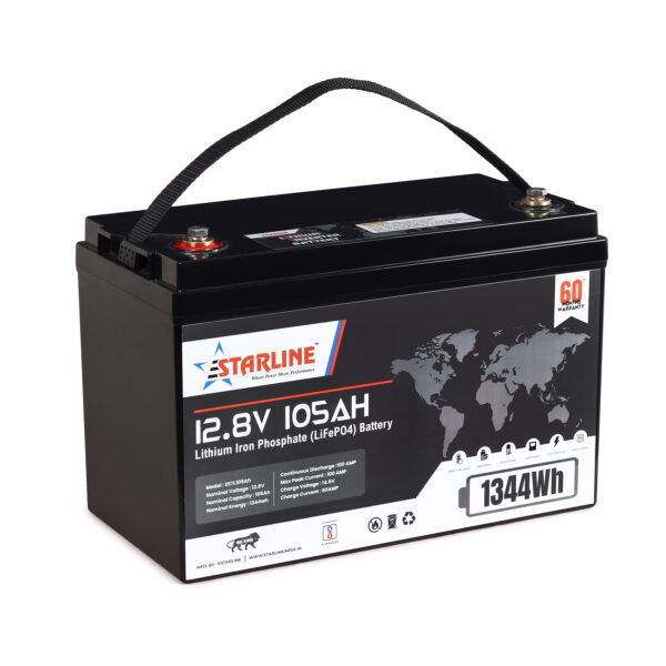 Lithium Iron 12.8V 105AH