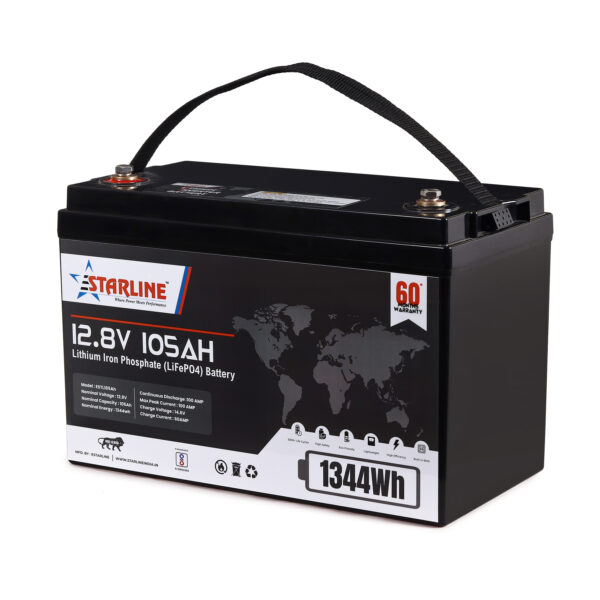 Lithium Iron 12.8V 105AH - Image 2